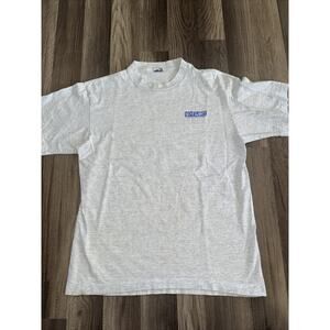 Vintage 90s No Fear Sports Gear Single Stitch T-Shirt Grey Medium 20x25